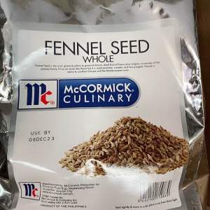 McCormick Culinary Fennel Seed Whole 500g - 500g - 100% Satisfaction Guarantee - Fast Shipping - Ribym