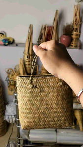Combo mành tre treo và 11 vật dụng trang trí mini xinh xắn
