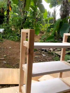 Rak Bumbu Kayu Minimalis & Rak Dapur Praktis