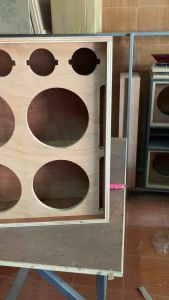 ตู้ลำโพงเปล่า ไม้แท้ 15มิล 8นิ้ว 8ดอก แหลม 8ดอก