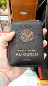 Alquran Mushaf Madinah Saku Resleting Darsyafii Kecil A7 Ukuran 8 x 12 cm