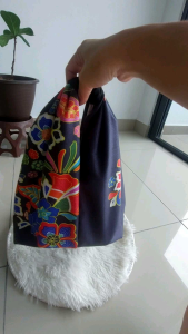 Batik Origami Triangle Bag _ Handmade