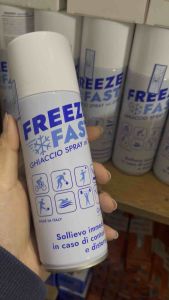 [CHÍNH HÃNG ] :Chai xịt lạnh giảm đau FREEZE FAST dung tích 200ml  Nhập Khẩu Châu Âu - Made in ITALIA