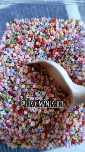 10gram manik bunga upil bunga size kecil mini manik bunga putik