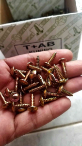 (100 Pcs) Sekrup TS TAB #8x5/8 Kuning