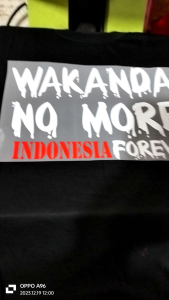KAOS DISTRO kaos viral wakanda indonesia kaos murah