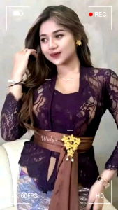 KEBAYA BALI BROKAT SEMI PRANCIS KEBAYA BROKAT KUTU BARU MODERN