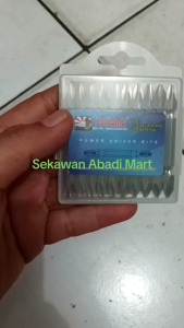 10 pc Mata Obeng Gypsum dan Sekrup PH2x65mm dpt 10 pc