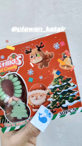 💢30ชิ้น💢 ลูกอม กำไล ลาย 🧑🏻🎄🌲คริสมาสต์🌲☃️ 30ชิ้น ใส่ได้จริง ทานเพลิน สนุก