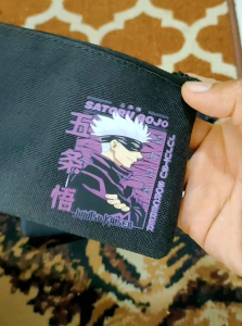 POUCH KOTAK PENSIL KARAKTER SUPER HERO ANIME BAHAN KAIN MURAH MERIAH