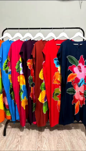 Daster Lukis Khas Bali Rayon Premium Lembut Adem Jumbo