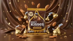 HERSHEYS KISSES MILK CHOCOLATE/ ALMONDS/ COOKIES N CREME AND DARK CHOCOLATE