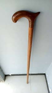 tongkat jalan kayu kelor emas motif habib C07