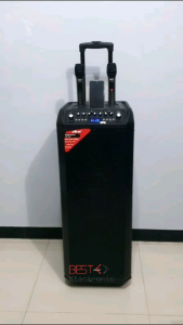 SPEAKER AKTIF PORTABLE 12 INCH DAT XK 212 XK212 XK-212 BLUETOOTH SPEAKER TROLLEY EXTRA BASS