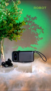 Adaptor Batok Kepala Charger Powerbank 2in1 Robot RT-AC10 10000mAh 22.5W Built In Tipe C Lightning Cable Digital Display Fast Charging Original Bergaransi RTAC10 RT-AC RTAC 10