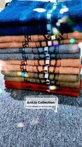 Handuk Mandi Dewasa 70x140cm Sarang Lebah Bahan Full Katun Super Lembut  Menyerap Ai r Tebal Murah