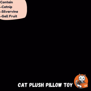 【READY STOCK】 Pet Bolster Pet Pillow Catnip Pillow Silvervine Gall Fruit Cotton Pillow Toy Cat Pillow Bantal Kucing