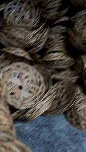 Paket Hemat Piring Lidi Bukan Anyaman Rotan 50 Pcs