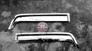 Window Visor Rain Gutter Isuzu V10 Giga ( Set Left & Right ) Chrome & Plastic