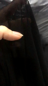 vải thun lưới màu đen mềm mịn co dãn 4 chiều _( khổ 1m5) may đầm. váy áo vv