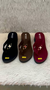 Sandal Wigo - Sandal Jepit Wanita / Cewek - Sendal Japit Perempuan Motif Kain Beludru Size 36-40