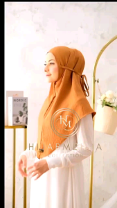 JILBAB BERGO CRINKLE MARYAM MOZA TALI INSTAN BERLABEL HIJAB MEHRA BERGO DAILY NYAMAN SIMPLE MURAH PREMIUM
