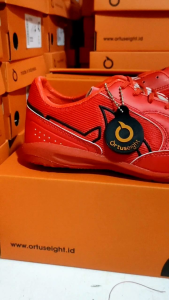 SEPATU FUTSAL ORTUS JOGOSALA VANQUISH RED TERBARU BONUS TAS