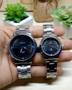 JAM TANGAN MIRETE COUPLE: JAM 100% ORIGINAL, TAHAN AIR & GRATIS BOX & BATERAI CADANGAN