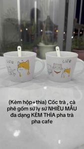 Cốc trà  cà phê gốm sứ ly sứ nhiều mẫu đa dạng pha trà pha cafe