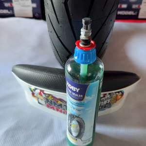 PIRELLI DIABLO ROSSO 3 120/70/17 ZR GERMANY MADE STEEL BELT WITH SEALANT AND TIRE VALVE