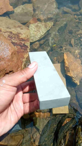 batu asahan asli alam satu set isi 3 pcs ukuran 14x4x2