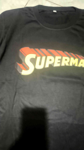 kaos katun premium 28s/kaos murah/kaos fashion/lengan pendek/gambar depan belakang/SUPERMAN terbang