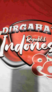 KAOS KATUN 28S/KAOS MERAH PUTIH TANGAN PENDEK/17 AGUSTUS 45/HUT 80