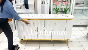 bufet tv oval 160cm minimalis