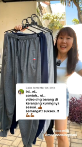 Celana Panjang Joger Pria Wanita: 4pcs Berkualitas Tinggi Hanya 100 Ribu