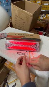 Đôi đèn hậu xe tải xe ba gác. Đèn lái sau xe nháy audi điện 12v