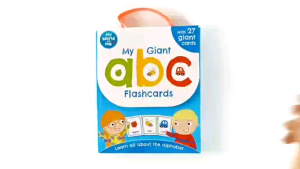 MY GIANT ABC FLASHCARDS with 27 giant cards