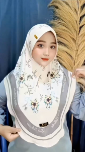 bergo sublim motif/ bergo sublim pita L