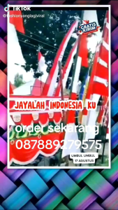 Bendera umbul umbul background isi 5 pcs