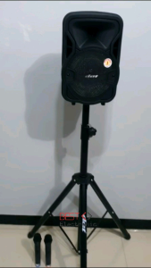 SPEAKER AKTIF PORTABLE 8 INCH DAT DT 820 QD DT820QD DT820 DT-820 BLUETOOTH SPEAKER TROLLEY