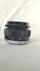 เลนส์มือหมุน Olympus Zuiko Auto Macro 50mm f3.5 สายมาโคร Mount OM พร้อมฝาหน้าท้าย