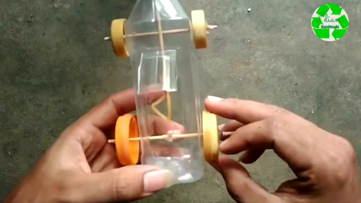 Mobil Botol Plastik Pegas | Prakarya Praktek IPA | Eksperimen Sains