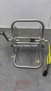 Dây dẫn rulo dây xanh 5 lớp kèm khớp nối chống xoắn L kết nối máy rửa xe ren 22mm