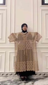 Amara Outer Brukat Kebaya - Luaran Baju Kebaya Wanita Brukat Tille Premium