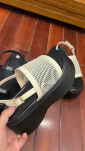 Dép sandal đế bằng 7 phân quai ngang LƯỚI bản to
