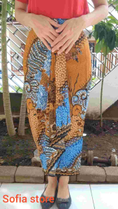 Rok Batik Katun Panjang Jadi Pinggang Karet Bawahan Kebaya Moderen Yuri