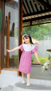 Dress Anak Perempuan Korean Style & Linen Premium