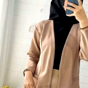 BLAZER SCUBA JAKET KEKINIAN outer rompi outfit