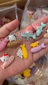 10pcs Resin Clay 3D Sanrio Toy Story Premium Import DIY Craft Deko Aksesoris Jepit Rambut Case HP