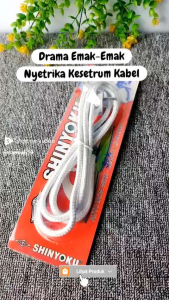 SHINYOKU Kabel Setrika Kepala Arde - LENTUR FLEXIBLE/Kepla bulat